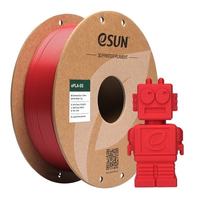 eSUN PLA Basic 1.75mm / 1000g - Fire engine red - Spole - 3D Klubben