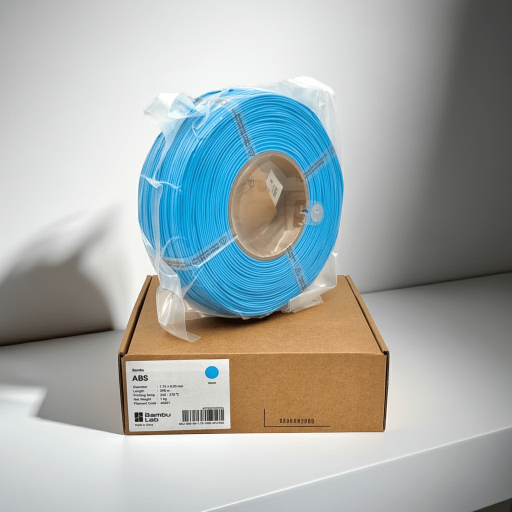 Bambu Lab ABS - Profesjonelt 3D - printer filament for krevende prosjekter (1 kg) - Olive - Refill - 3D Klubben
