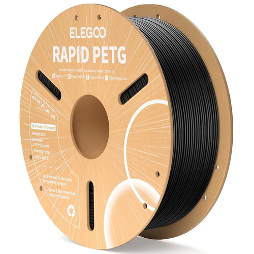 Elegoo Rapid PETG 1kg - Sort - 3D Klubben