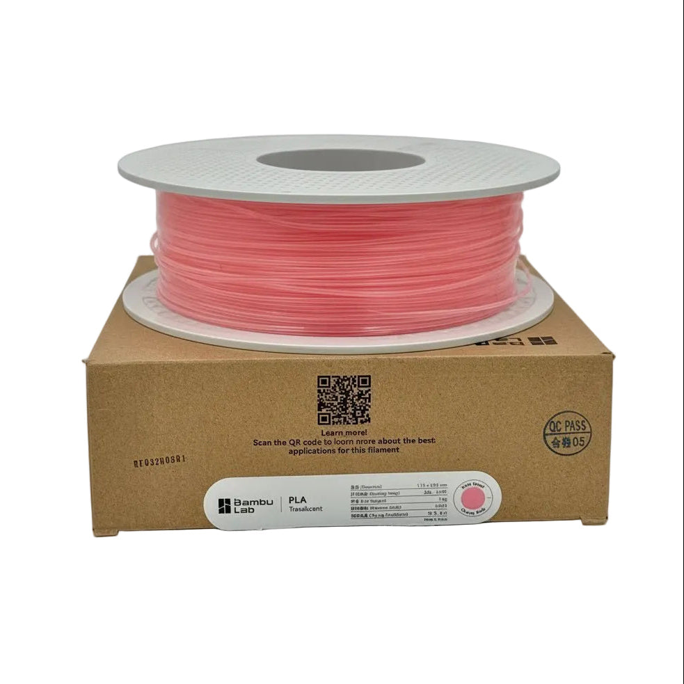 Bambu Lab PLA Translucent – 1 kg - Blue - Spole - 3D Klubben