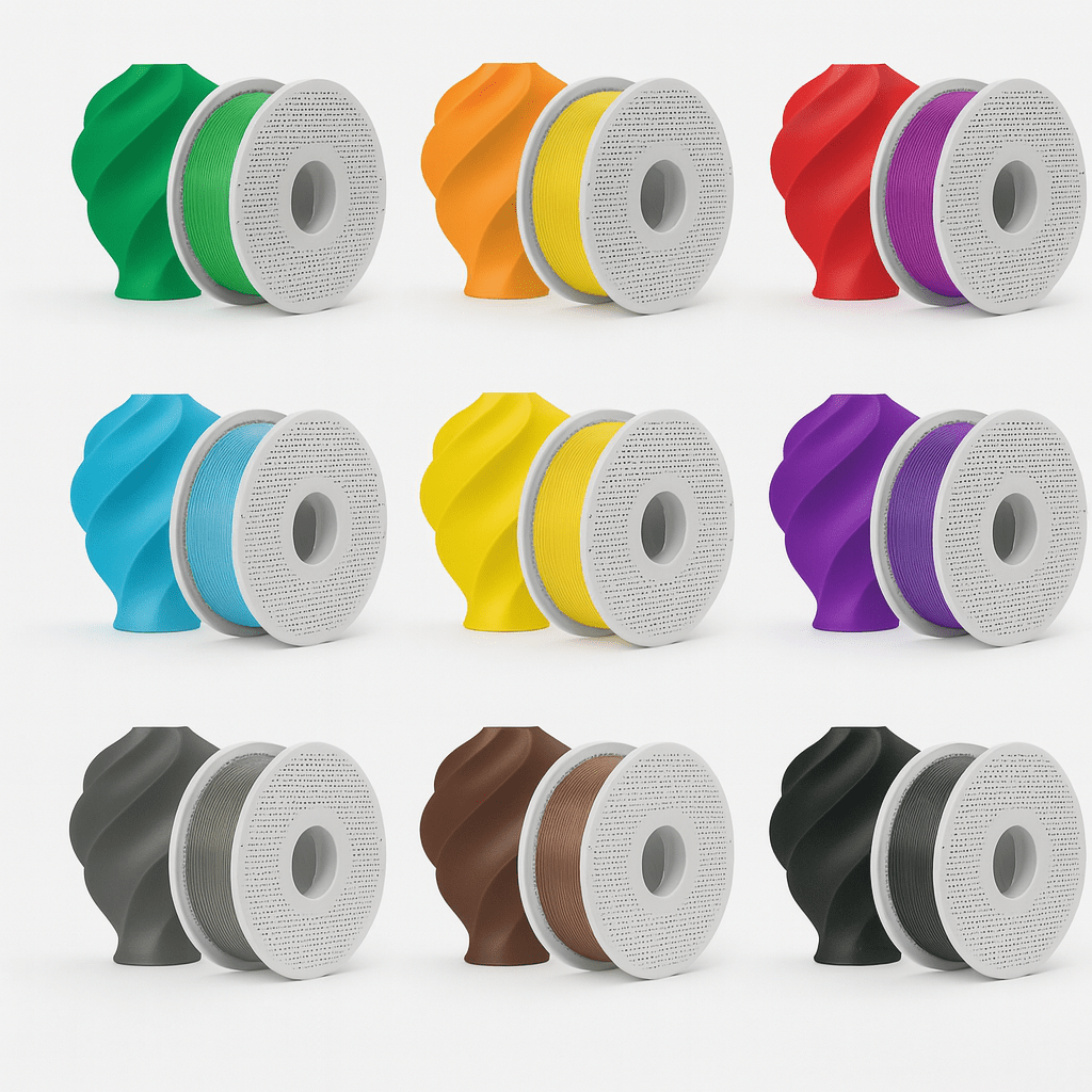Bambu Lab PLA Basic - Høykvalitets 3D - printer filament (1 kg) - BL Bright Green - Spole - 3D Klubben