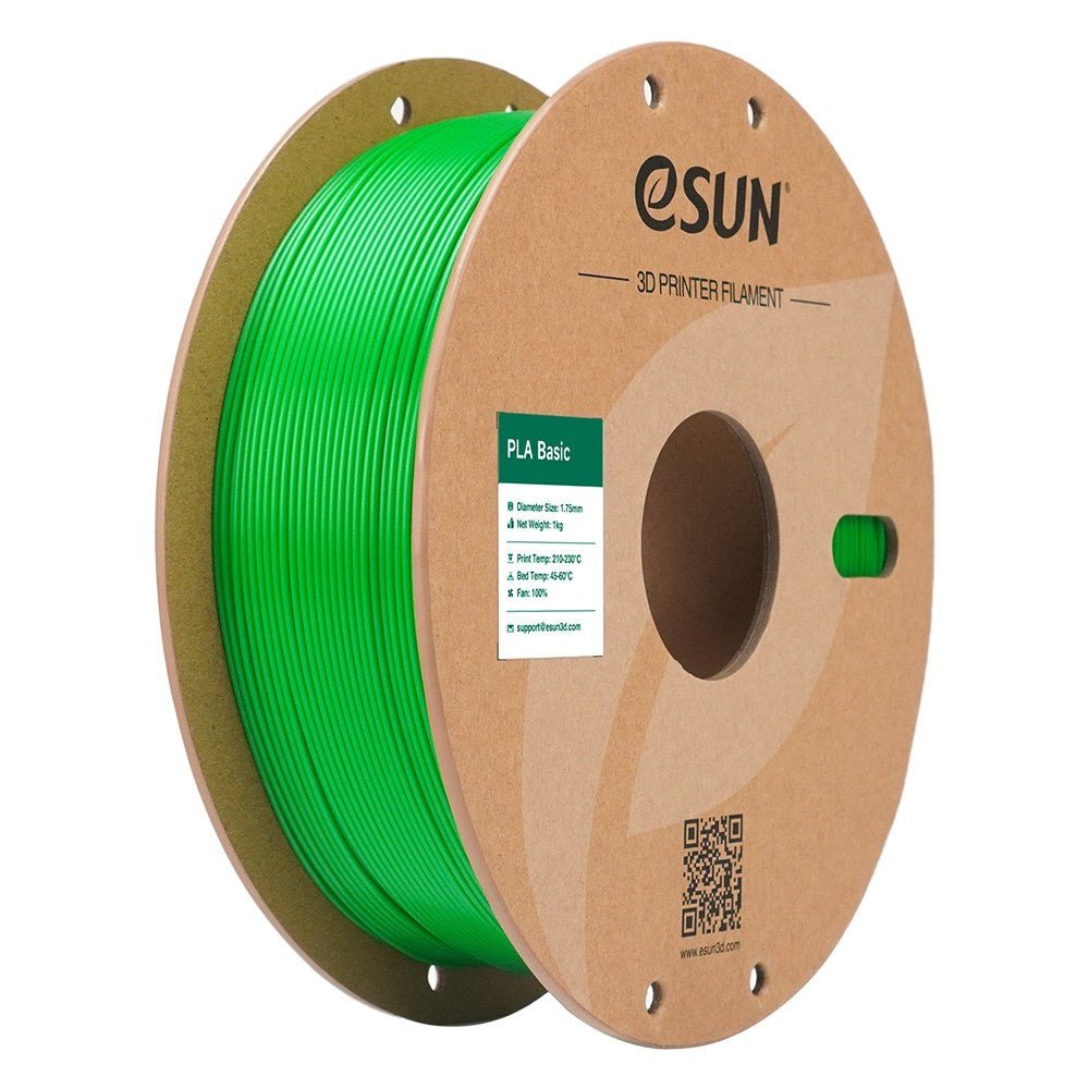eSUN PLA Basic Grønn 1.75mm / 1000g - 3D Klubben