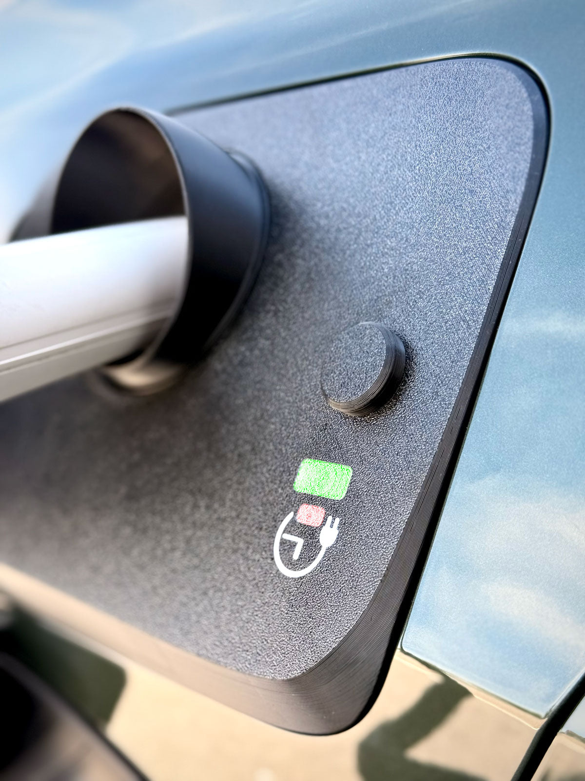 Citroën ë-C3 Aircross lader med snødeksel montert