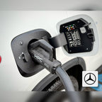 Snødeksel til ladeport på Mercedes-Benz EQA – CCS