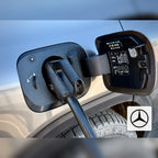 Snødeksel til ladeport på Mercedes-Benz EQB – CCS
