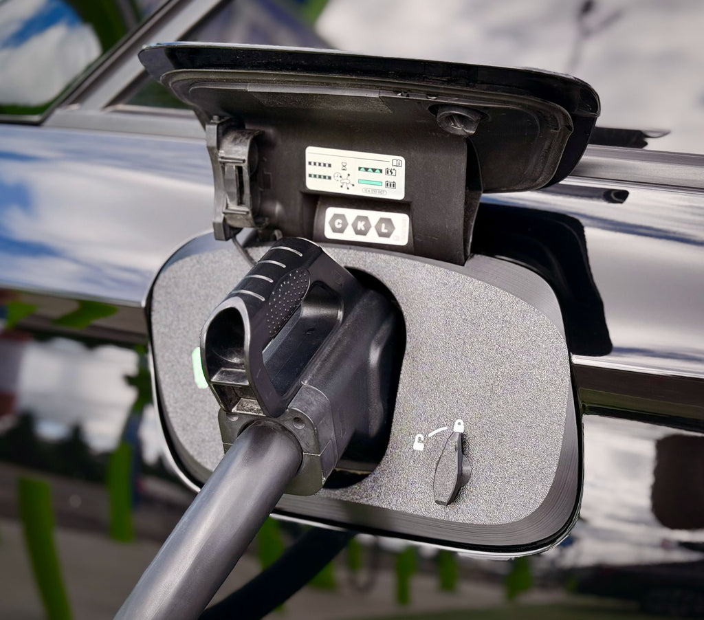 Snødeksel på VW ID.7 – CCS, sett fra siden